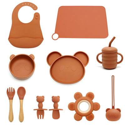 Explore the Unique Usage of Our 11 Piece Silicone Feeding Sets