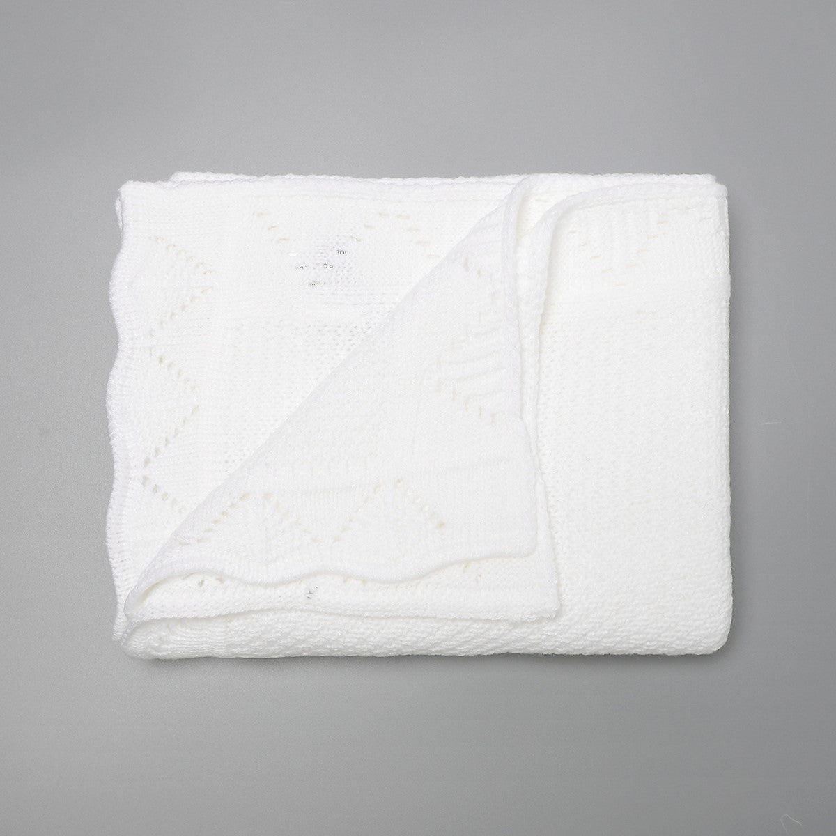 white baby blanket swaddle wrap