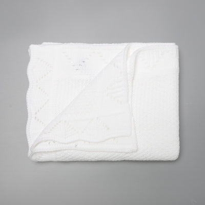 white baby blanket swaddle wrap