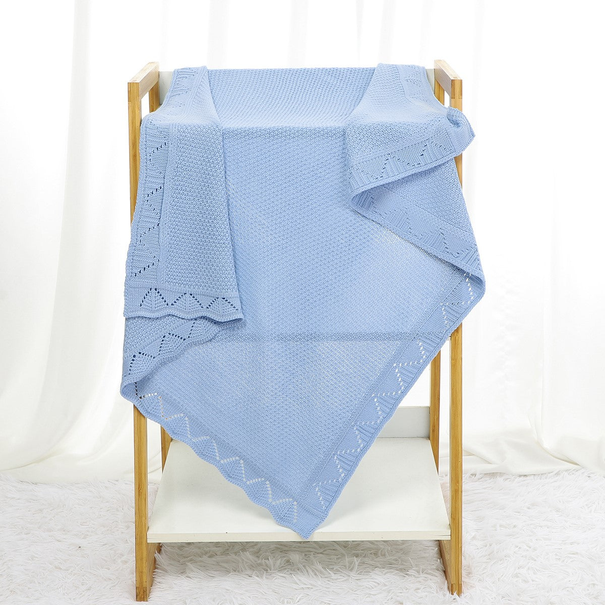 baby swaddle wrap knitted blanket