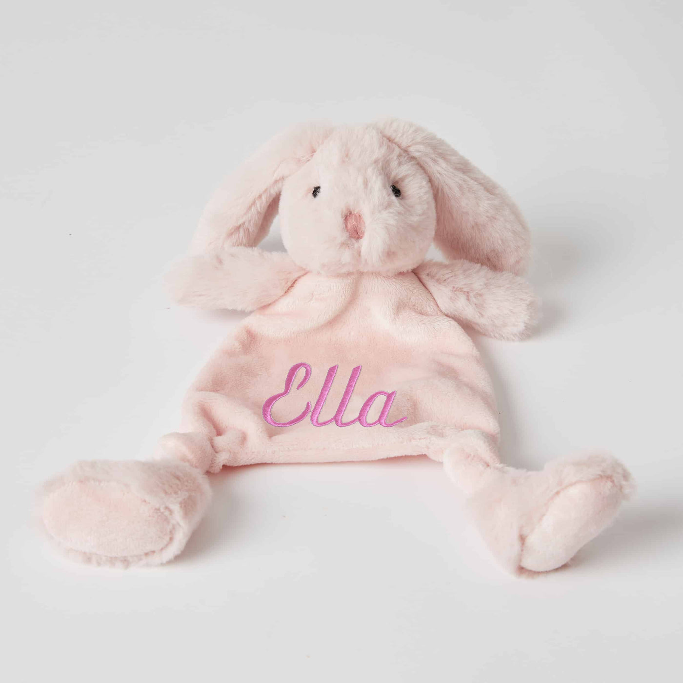 粉紅色小兔子嬰兒安全被子毯